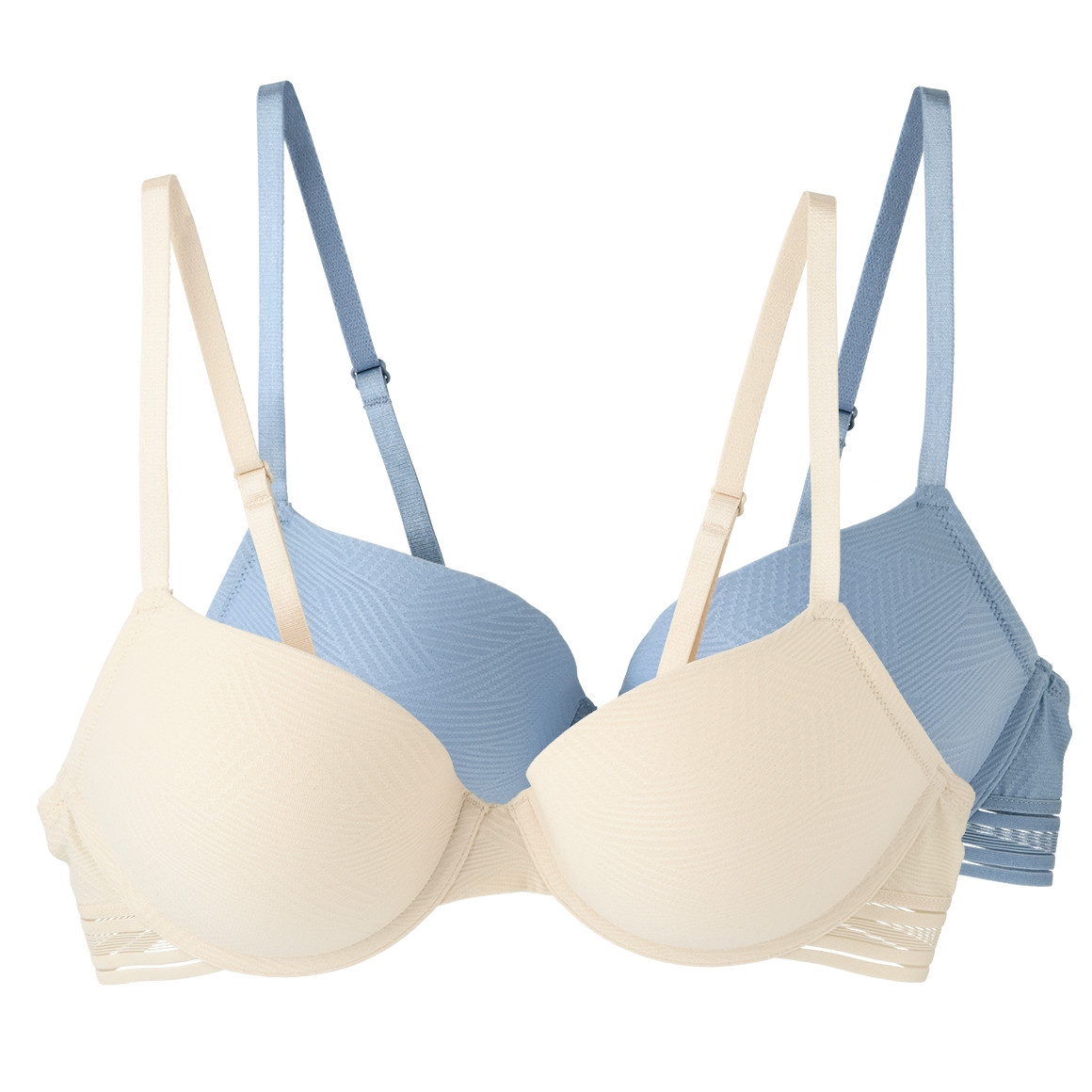 2 Damen Bügel-BHs mit dezenter Spitze 2 Damen Bügel-BHs mit dezenter Spitze von Gina Benotti