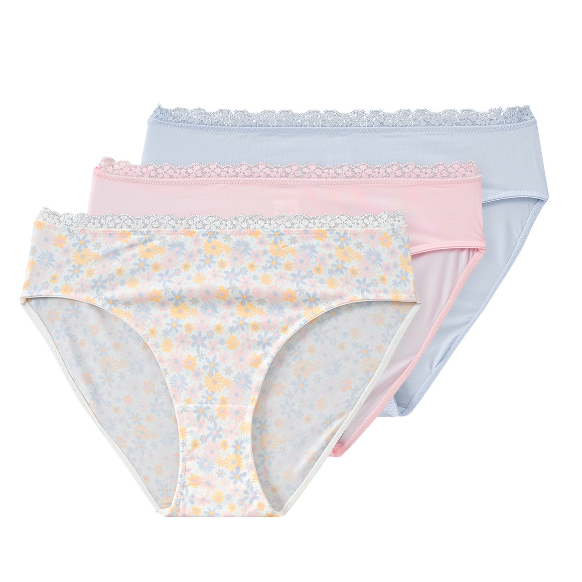 3 Damen Slips mit Spitze 3 Damen Slips mit Spitze von Gina Benotti