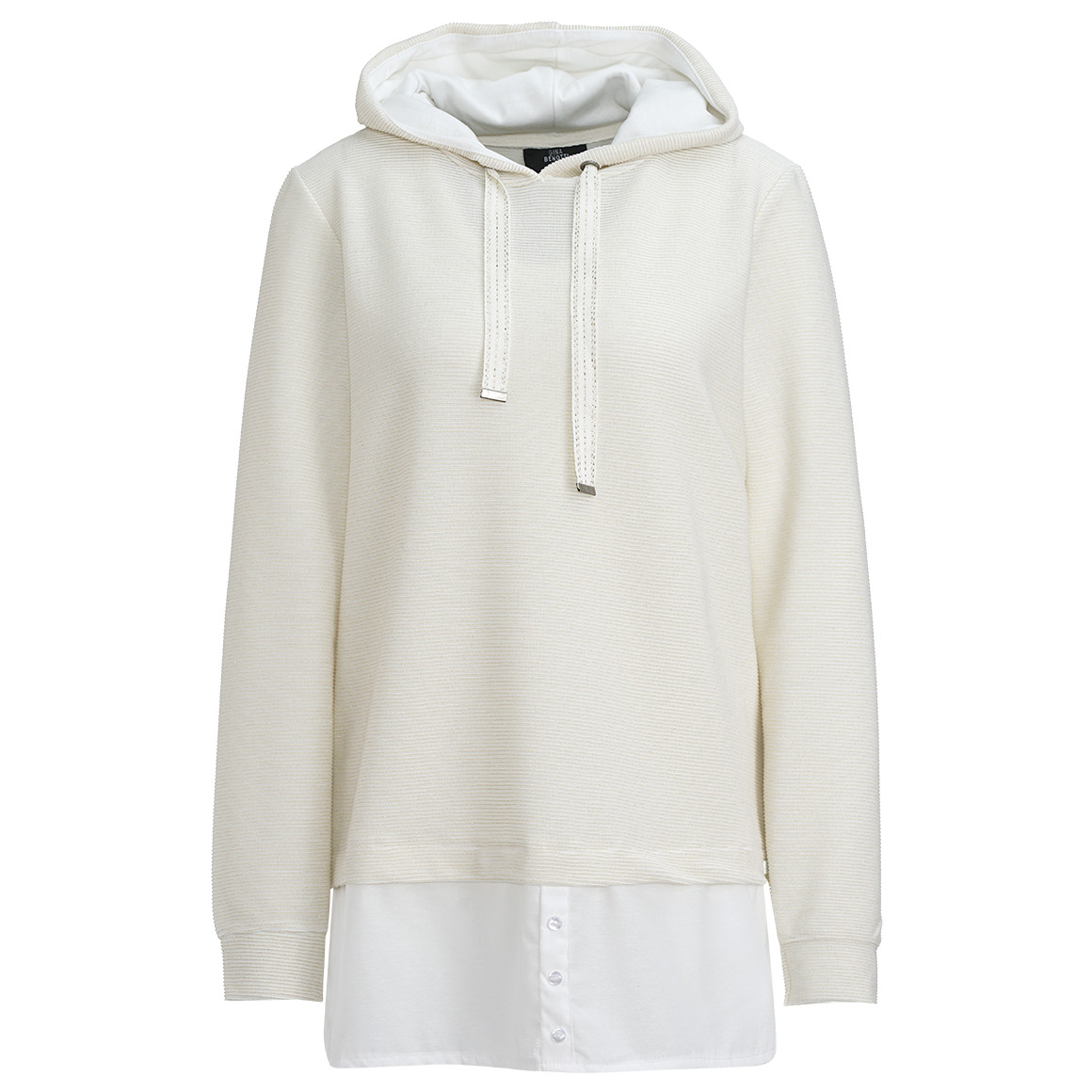 Damen Hoodie mit Bluseneinsatz von Gina Benotti