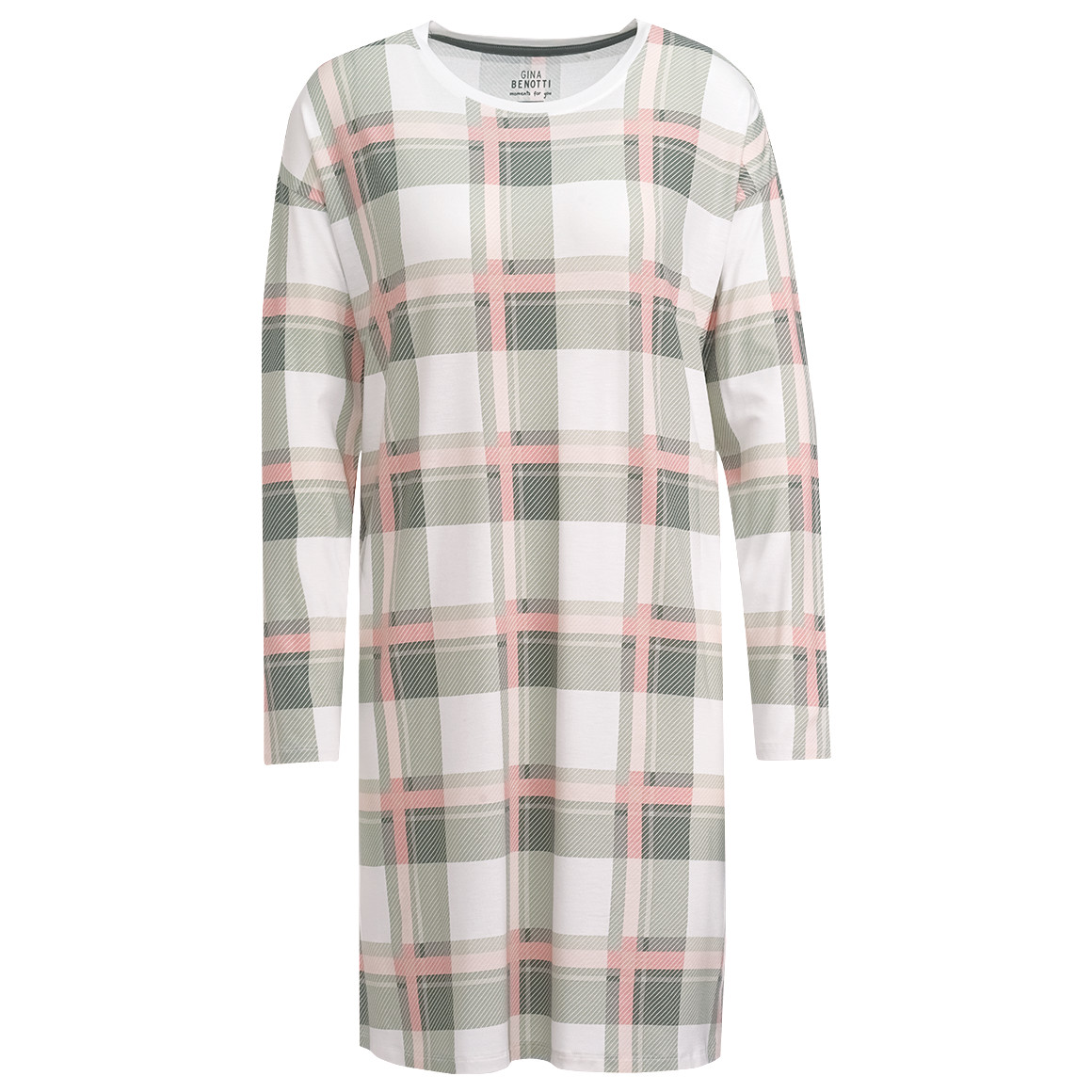 Damen Nachthemd mit Karo-Muster Damen Nachthemd mit Karo-Muster von Gina Benotti