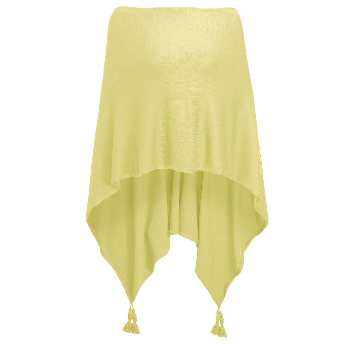 Damen Poncho mit Tasseln von Gina Benotti