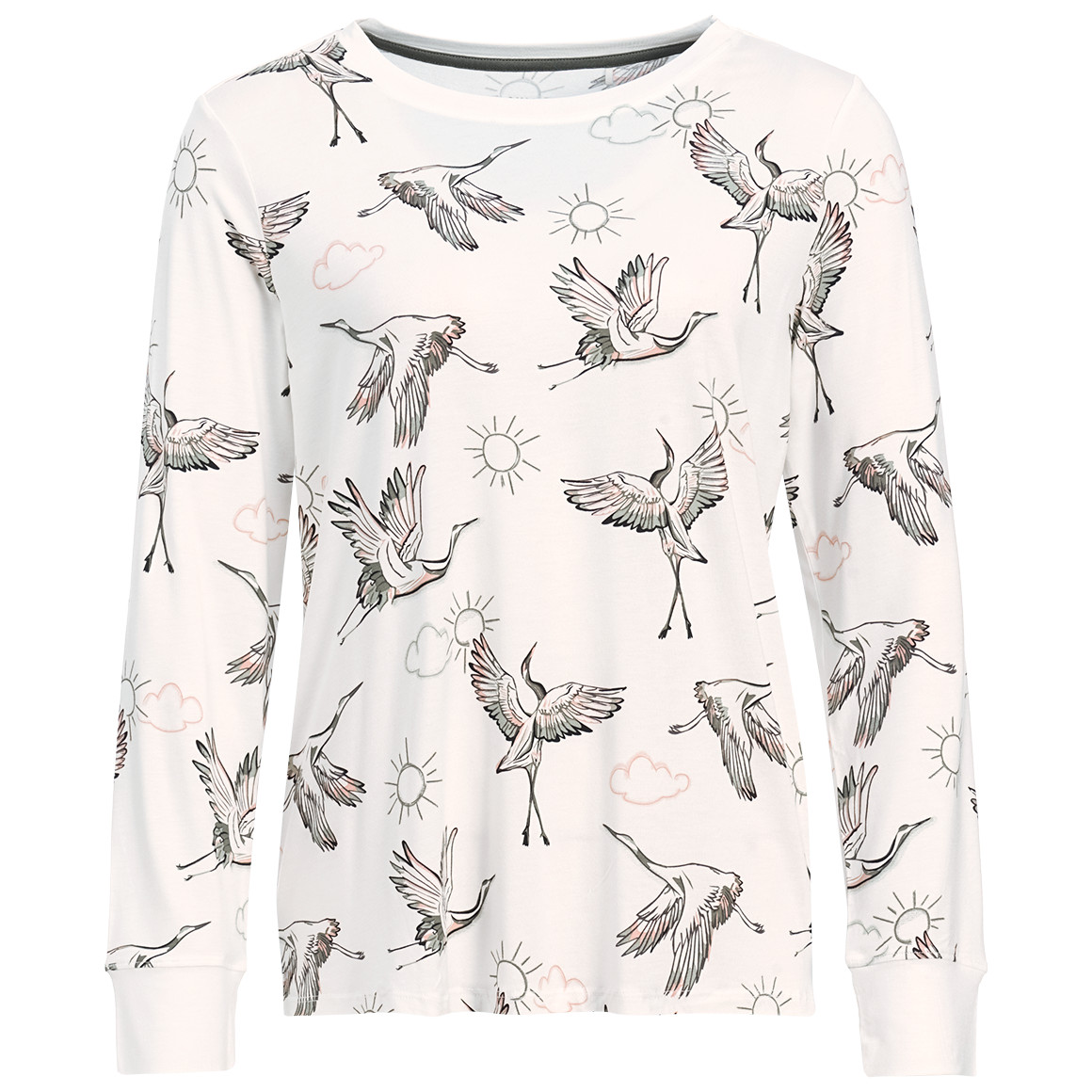 Damen Schlafshirt mit Allover-Muster Damen Schlafshirt mit Allover-Muster von Gina Benotti