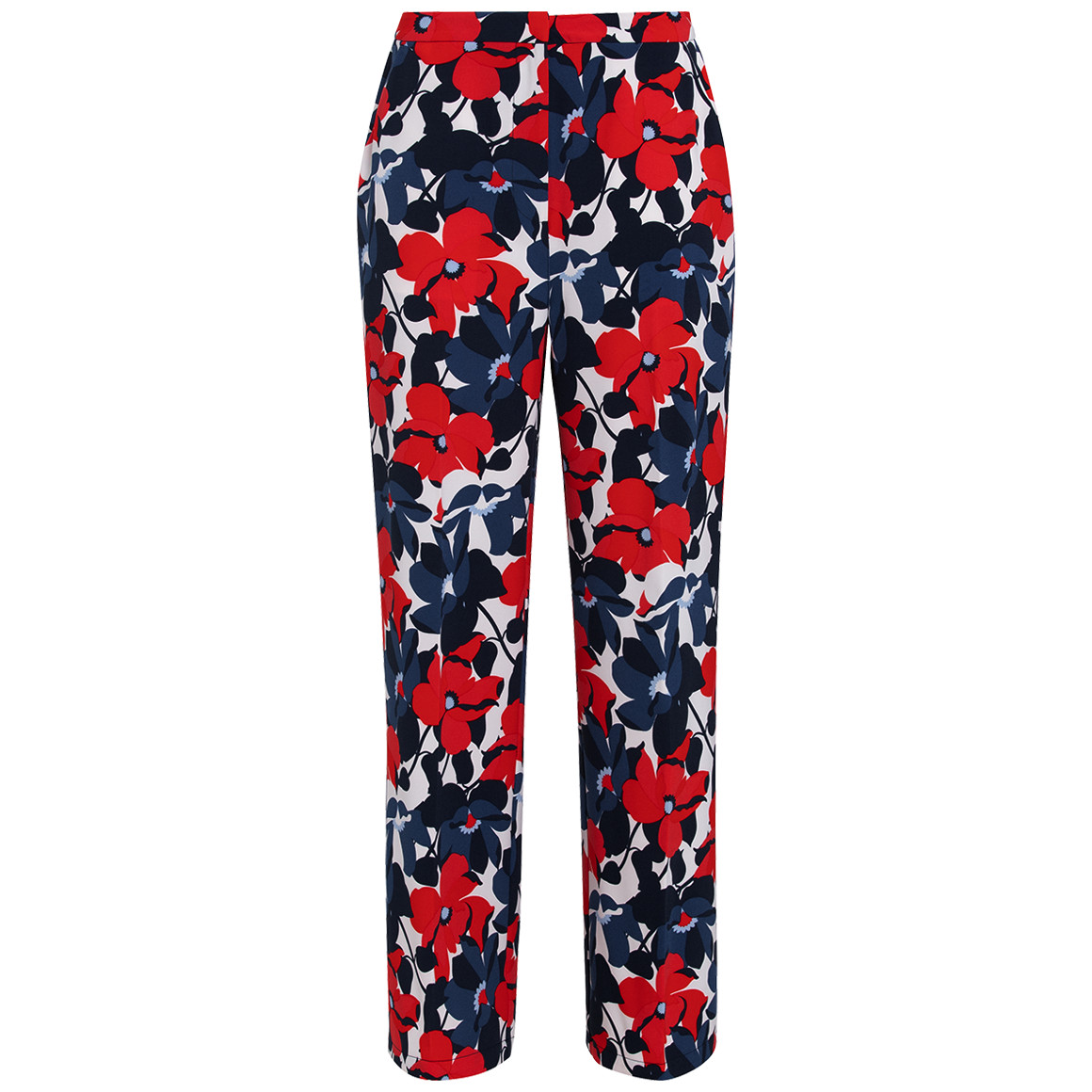 Damen Straight-Hose mit Blumen-Allover von Gina Benotti