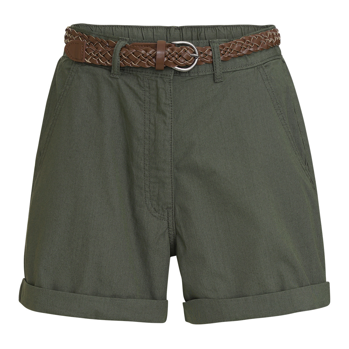 Damen Chinoshorts mit Gürtel von Gina