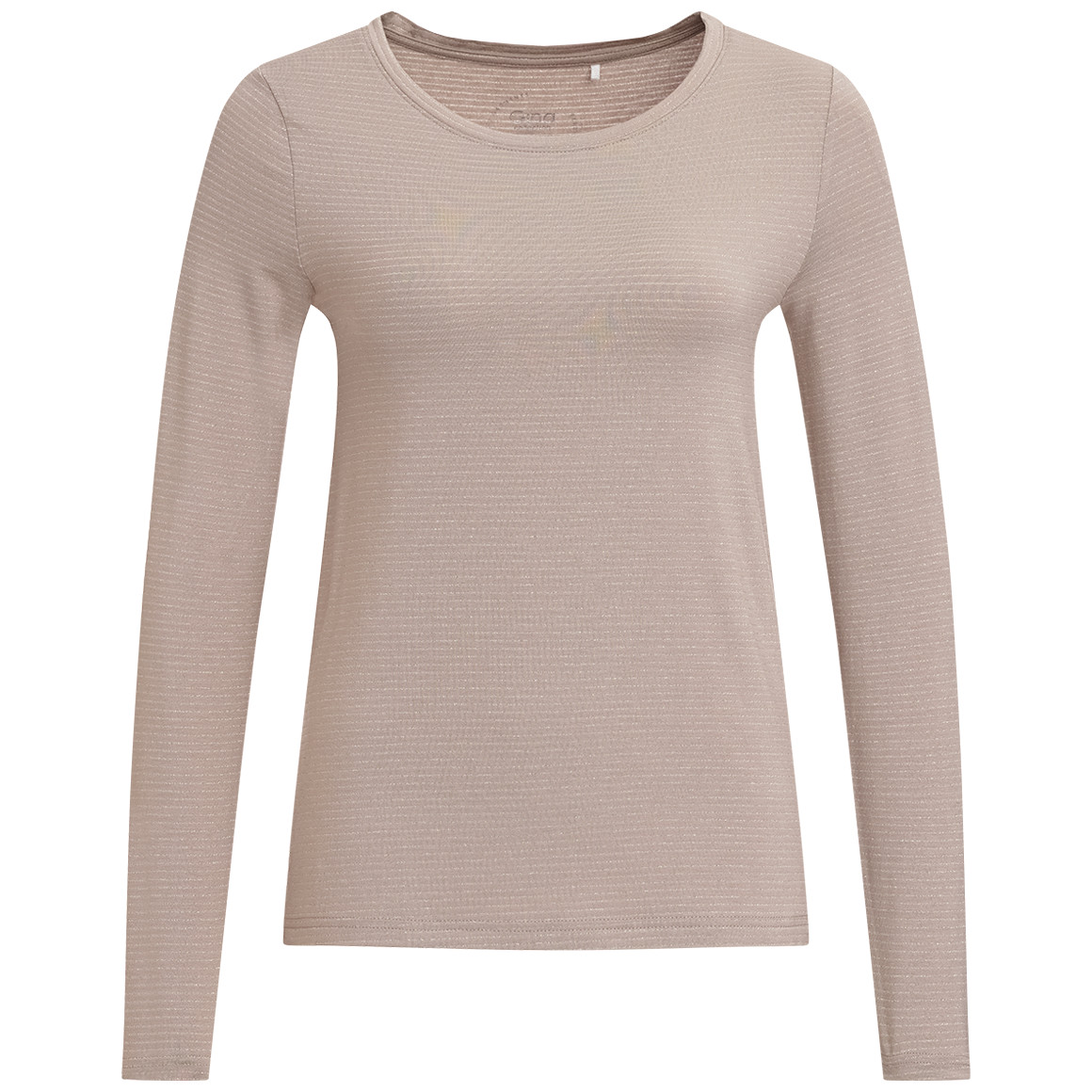 Damen Langarmshirt mit Glitzer-Streifen von Gina