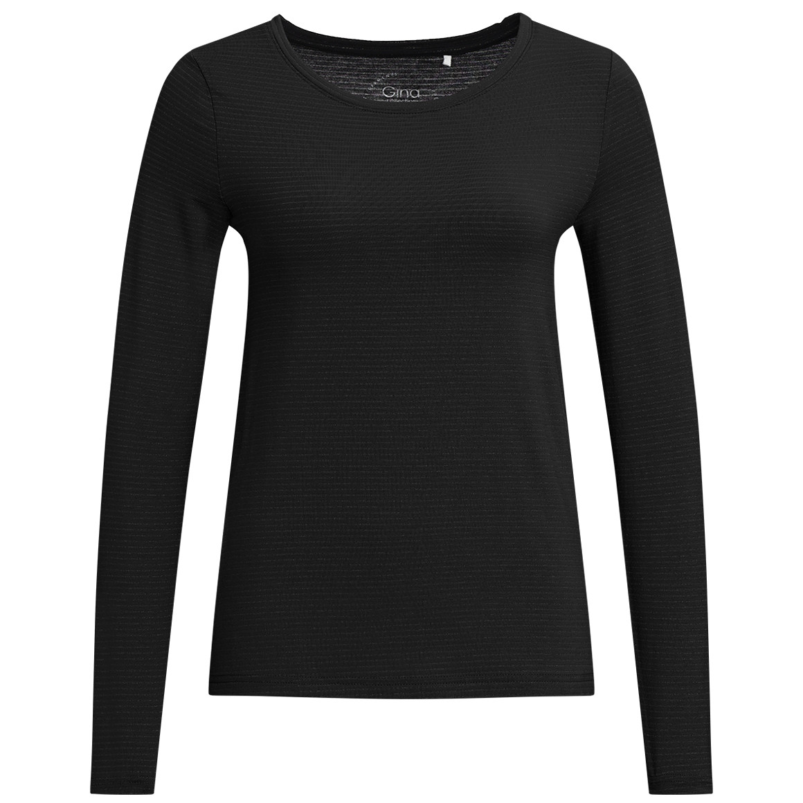 Damen Langarmshirt mit Glitzer-Streifen von Gina