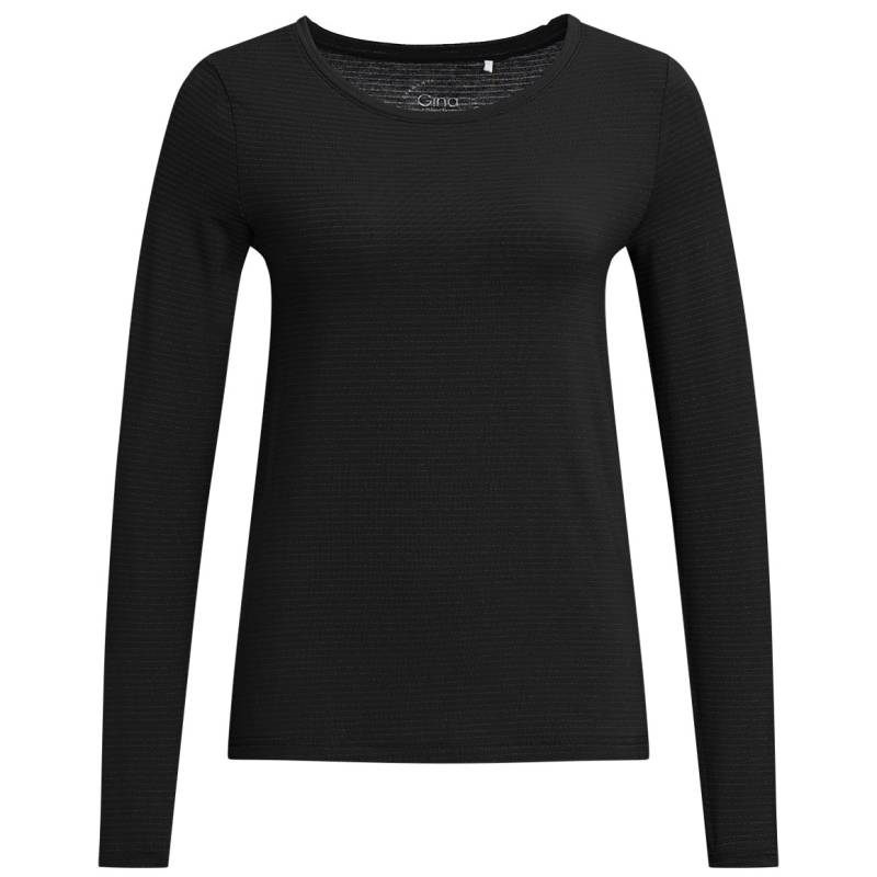 Damen Langarmshirt mit Glitzer-Streifen von Gina