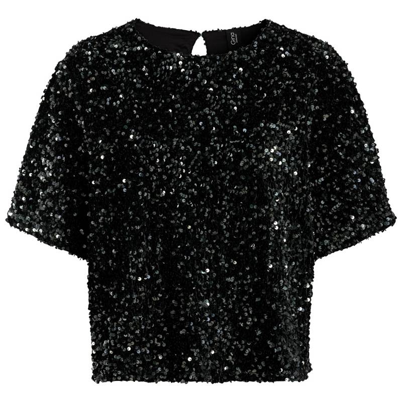 Damen Shirt mit glitzernen Pailletten von Gina