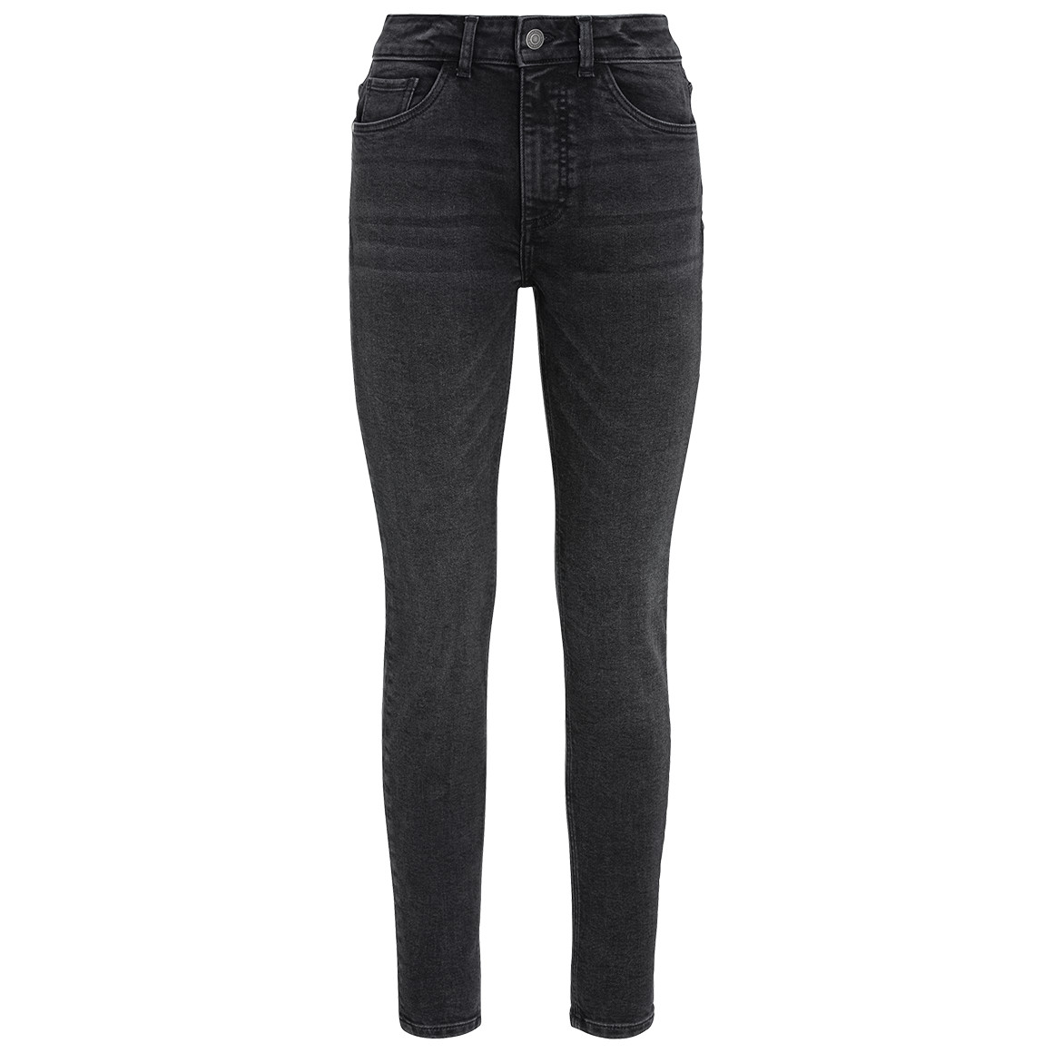 Damen Skinny Jeans mit Used-Waschung von Gina