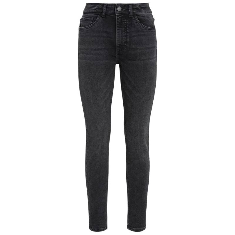 Damen Skinny Jeans mit Used-Waschung von Gina