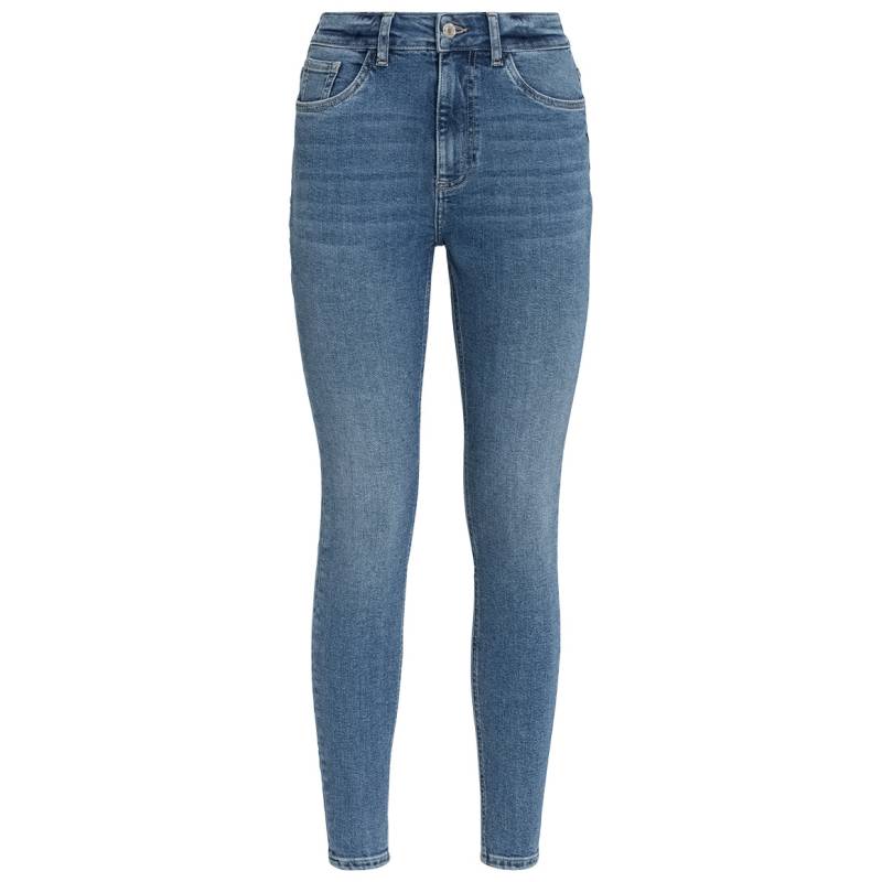 Damen Skinny Jeans mit Used-Waschung von Gina