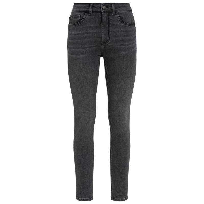 Damen Skinny Jeans mit Used-Waschung von Gina