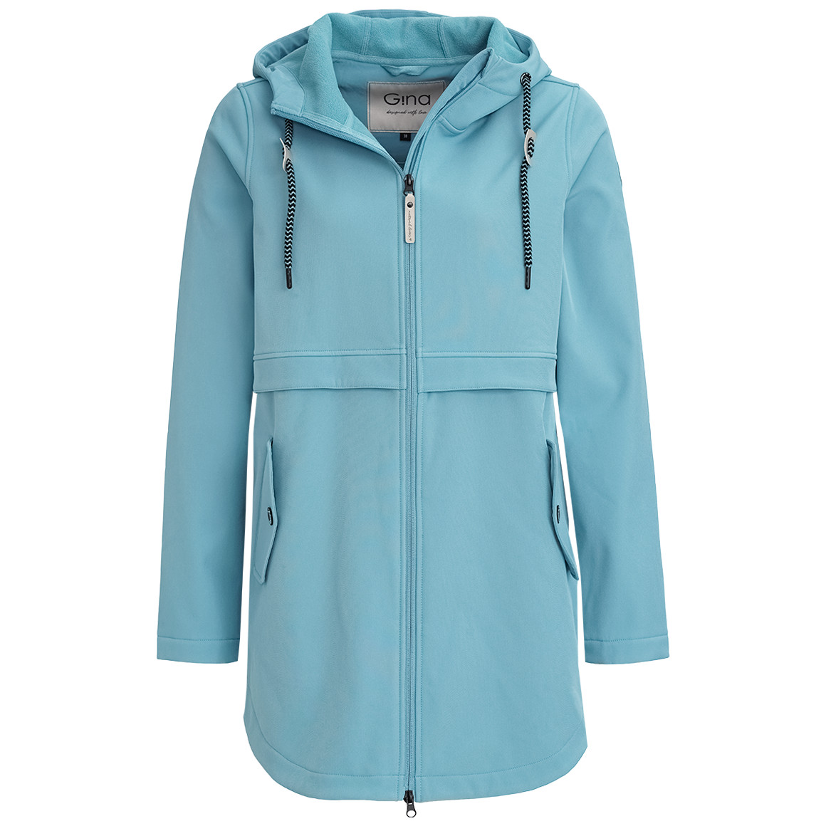 Damen Softshelljacke mit Kapuze von Gina