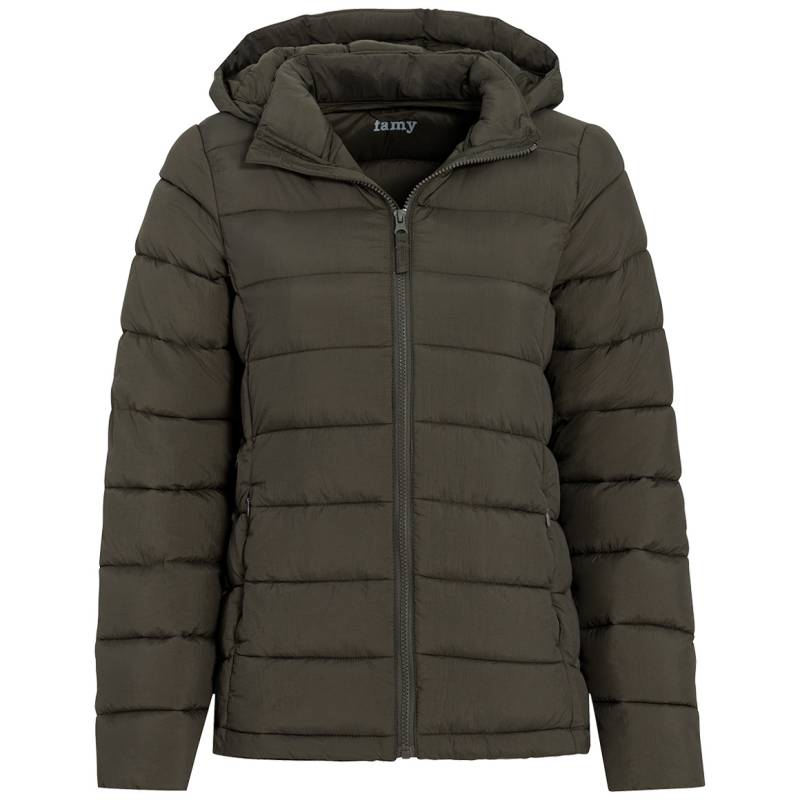 Damen Steppjacke mit abnehmbarer Kapuze von Gina