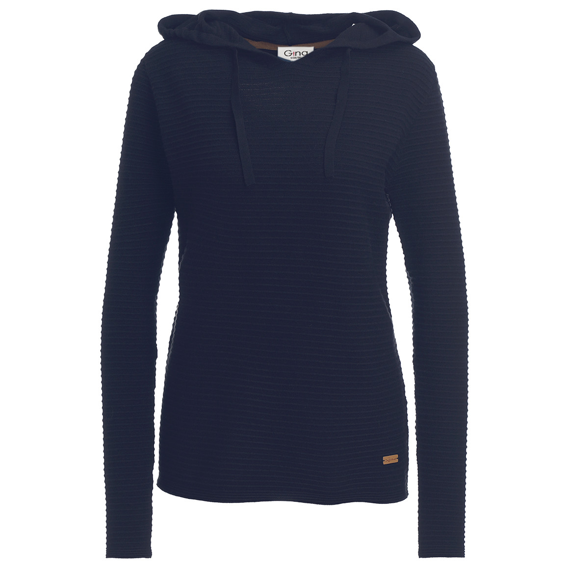 Damen Strickhoodie gerippt von Gina