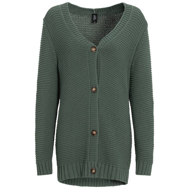 Damen Strickjacke mit Knopfleiste von Gina