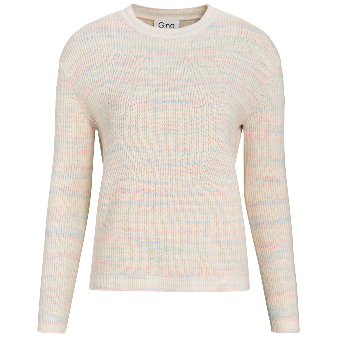 Damen Strickpullover im Multicolor-Dessin von Gina