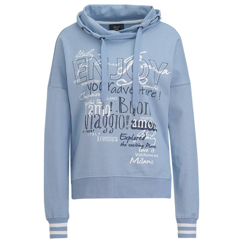 Damen Sweatshirt mit Schriftzügen von Gina