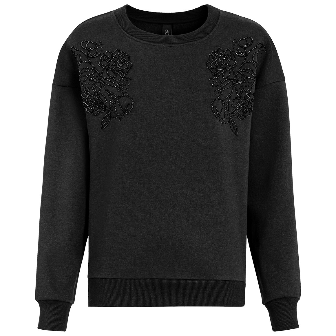 Damen Sweatshirt mit Ziersteinen von Gina