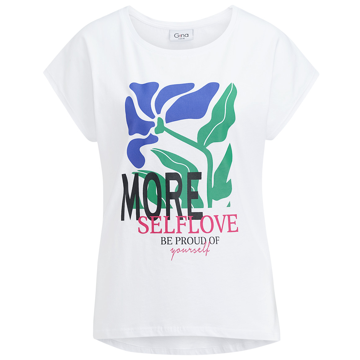 Damen T-Shirt mit Blumen-Print von Gina