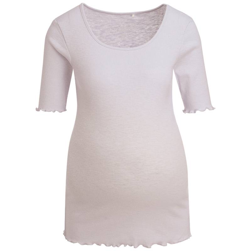 Damen Umstands-T-Shirt in Rippstruktur von Gina