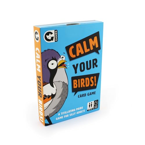 Ginger Fox Calm Your Birds Silly Kartenspiel, Laugh-Out-Loud Spaß mit Freunden bei Partyspielabend, passende Paare, Spiele für Erwachsene, basierend auf lustigen Naturnamen, ab 3 Spielern, ab 16 von Ginger Fox