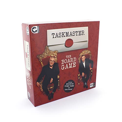 Ginger Fox Taskmaster Brettspiel – Konkurrieren Sie mit Familie und Freunden in lächerlichen Aufgaben, um gekrönt zu Werden, Taskmaster Champion von Ginger Fox