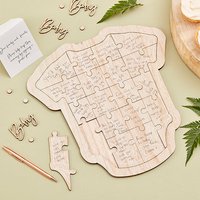 Gästebuch-Puzzle aus Holz, Baby Shower, 32cm von Ginger Ray