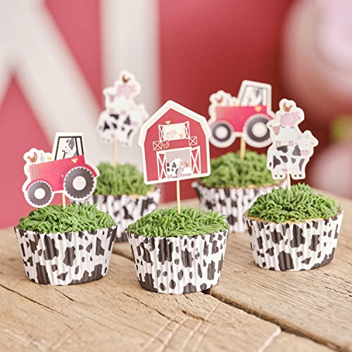 Ginger Ray Cupcake-Topper mit Bauernhof-Motiv, 12 Stück von Ginger Ray