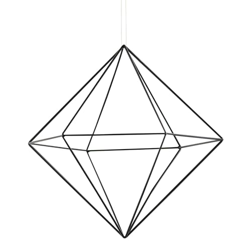 Ginger Ray Large Geo Metal Hanging Dekoration für Hochzeiten und Partys, Schwarz von Ginger Ray