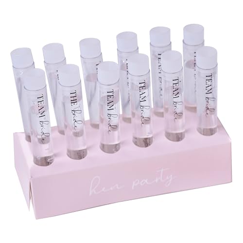 Ginger Ray Team Bride Hen Party Shots with Tray included, Transparent von Ginger Ray