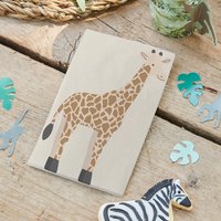 Servietten Giraffe, 16er Pack, 32cm x 22cm von Ginger Ray