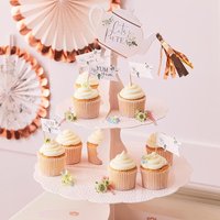 Tea Time Cupcake-Etagere im Teekannen-Design, Ø 36cm x 25cm von Ginger Ray