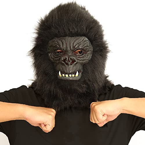 Tier-Gorilla-Kopfmaske, Affenmotiv, Halloween-Kostüm, Party-Requisiten Tier-Gorilla-Kopfmaske, Affenmotiv, Halloween-Kostüm, Party-Requisiten von Ginoba