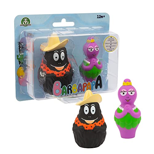 Barbapapa BAP18100 Doppel-Blisterpackung, 8 cm, für Kinder ab 12 Monaten von Giochi Preziosi