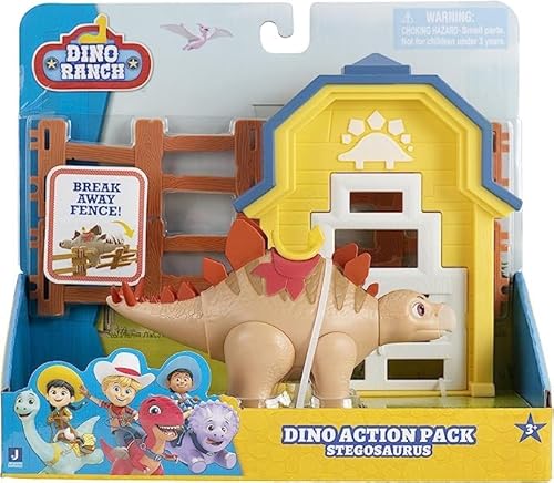 Giochi Preziosi Dino Ranch Brontosaurus Playset Action mit Dinosaurus, der Dinosaurier ist ungefähr 10 cm groß und wie im Fernsehen gesehen, für Kinder ab 3 Jahren, DNA05400 von Dino Ranch