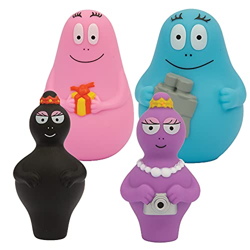 Giochi Preziosi Barbapapa, Geschenkset mit 4 Figuren, Figuren 8 cm, (Barbapapa, Barbamama, Barbibul, Barbabel), Spielzeug für Kinder ab 2 Jahren, BAP06 von Giochi Preziosi