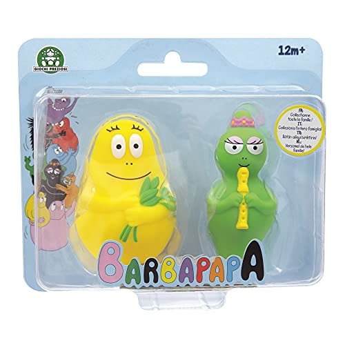 Giochi Preziosi Barbapapà - Barbazò und Barbalalla, Set mit 2 Mini-Figuren, Serie 1, alle zum Sammeln, für Kinder ab 12 Monaten, BAP04200 von Giochi Preziosi