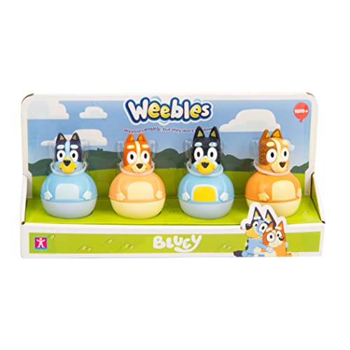 Giochi Preziosi Weebles, 4 Figuren, Blue, Culbuto, Spielzeug für Kinder ab 1 Jahr, WEU02 von Giochi Preziosi