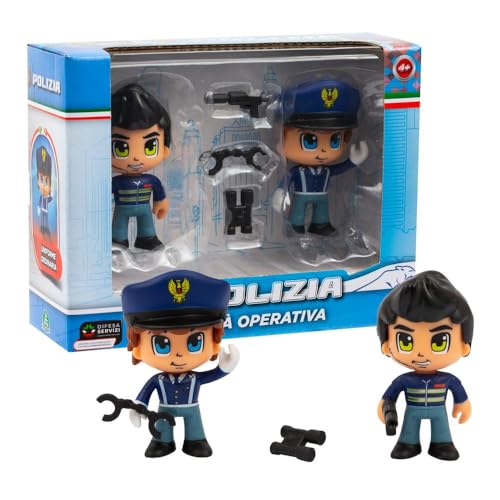 Giochi Preziosi Carabinieri – Set der Operationsstation Dei Carabinieri auf 2 Ebenen und vielen Spielbereichen, inklusive Action Hero Carabiniere von 7 cm, für Kinder ab 4 Jahren von Giochi Preziosi