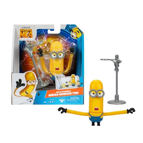 Giochi Preziosi Despicable ME – Minion Tim-Figur, Actionfigur, inklusive einzigartigem Minion-Zubehör, Größe 10 cm, Alter 3 Jahre, berühmt (MN403200) von Giochi Preziosi