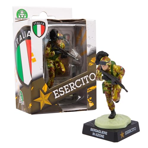 Giochi Preziosi Italienische Armee – Figur 8 cm mit sehr detaillierter Aktion, sowohl in der Uniform als auch in der Division, für Kinder ab 3 Jahren, Eer20400 von Giochi Preziosi