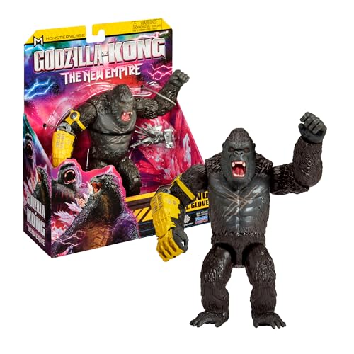 Giochi Preziosi Godzilla für Kong Das Neue Imperium – Kong 15 cm beweglich, sehr detailliert und Zubehör, für Kinder ab 4 Jahren, wie im Film von Giochi Preziosi