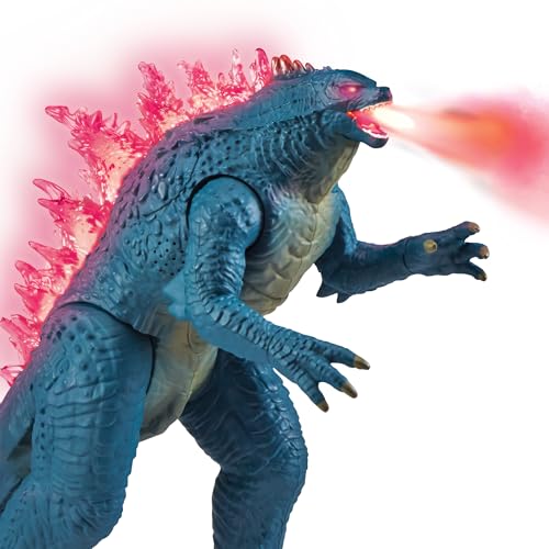 Giochi Preziosi Godzilla für Kong Das Neue Imperium - Riesige Godzilla 35 cm beweglich, sehr detailliert mit Lichtern und Atomblase, für Kinder ab 4 Jahren, wie im Film von Giochi Preziosi