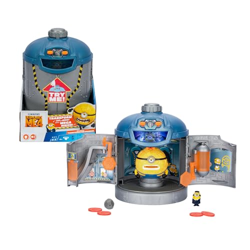 Giochi Preziosi MN405000 Minion Transformation Chamber Ich-Einfach Unverbesserlich Jerry Haus mit Figuren, bunt von Giochi Preziosi