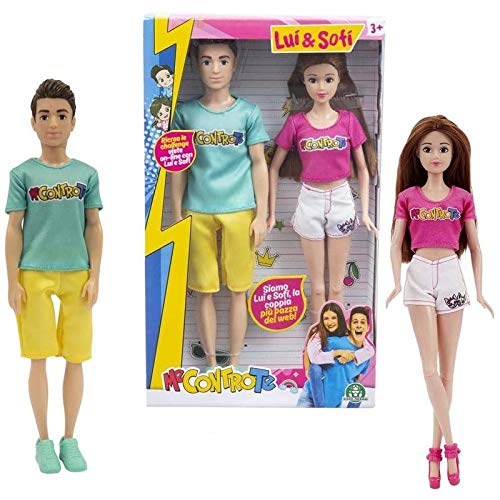 Giochi Preziosi Me contro Te Sofì e Luì Fashion Doll Paar, Mehrfarbig, MEC33000 von Giochi Preziosi