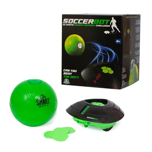 Giochi Preziosi Smart Ball, Soccer Bot, Roboter für den Innenbereich, Solo oder Multiplayer, ab 3 Jahren, MR100, Schwarz, M von Giochi Preziosi