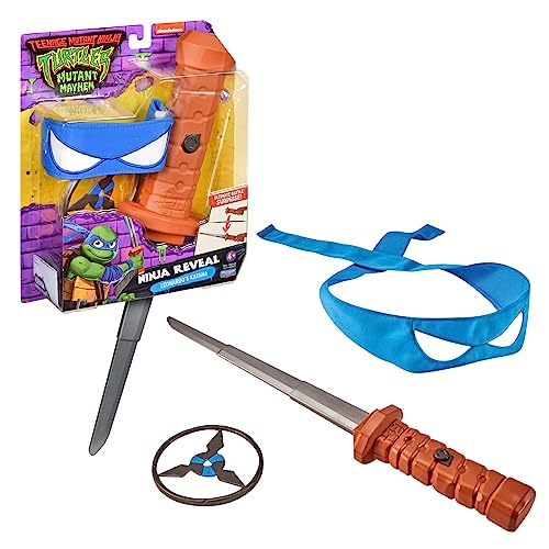 Giochi Preziosi Ninja-Turtles, Kampfwaffen, Signaturwaffe von deinem Helden, Leonardo, Spielzeug für Kinder ab 4 Jahren, TU8061 von Giochi Preziosi