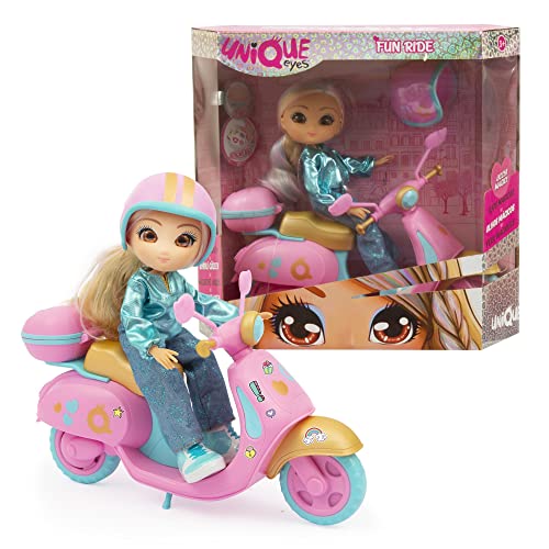 Giochi Preziosi Unique Eyes Fun Ride Scooter Spielset mit Puppe - Rebecca von Giochi Preziosi