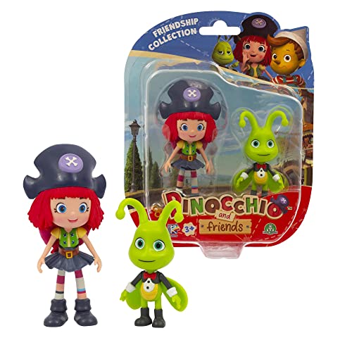 Pinocchio and Friends Pinocchio Minifigur - 2er-Pack - Freeda und Grille von Giochi Preziosi